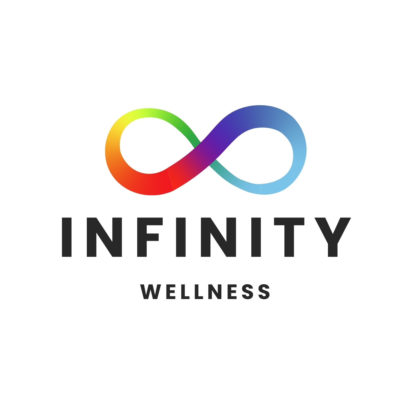 Colorful Abstract Gradient Infinity Creative Studio Logo